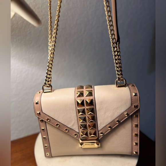 Michael Kors EUC Whitney Studded Colorblock Leather Convertible
Shoulder… - Picture 15 of 17